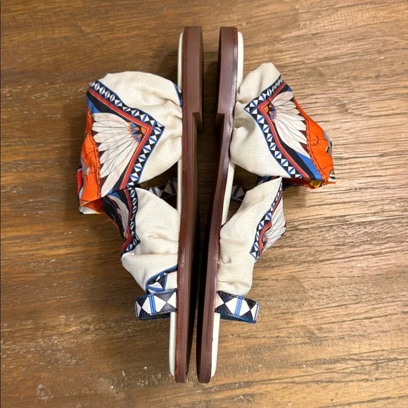 Tory Burch Selby Scarf Sandal - Picture 11 of 16